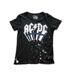 Nwt. Never Worn. No Damage. Chaser Let There Be Rock Acdc Shirt With Glitter Details. Gauzy Cotton With Burnout Holes On Top Sides And Bottom. Really Cute Rock Band Shirt! Stretchy Comfy Cotton. B-4 Rock Style Short Sleeve Tops For Spring, Casual Black Top With Paint Splatter, Fitted Rock Style Tops With Graphic Print, Fitted Rock Style Top With Graphic Print, Black Cotton Tops With Paint Splatter, Black Short Sleeve Tops With Paint Splatter, Fitted Rock Style T-shirt For Summer, Black Cotton Top With Paint Splatter, Black Cotton Tops With Paint Splatter Detail