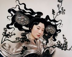 Fun Wigs, Korean Crafts, 2000 Year, Illustration Collage, Cindy Sherman, Chinese Hair, Alfred Stieglitz, Korean Art, Foto Art