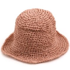 Crushable And Packable Polyester Height 4" Brim 3." Flexible Wire Brim Pinky Taupe Color Brown Crochet Hat For Summer, Casual Crochet Hat For Winter Vacation, Beige Crochet Hat For The Beach, Beige Crochet Knitted Hat For Beach, One Size Casual Beige Straw Hat, Casual Lightweight Brown Crochet Hat, Casual One Size Crochet Hat For Beach, Casual Beach Crochet Hat One Size, Casual Lightweight Crochet Hat In Brown