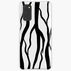 a black and white zebra print case for the samsung s10 plus, which is designed to