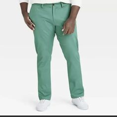 Questions? Leave A Comment Below! Brand: Goodfellow & Co Goodfellow Men's Hennepin Straight Chino Pants, Nwt, Color: Dusk Green, 98% Cotton, 2% Spandex, Pockets Front & Back, Zipper Closure 38x30 And 36x36 Casual Big And Tall Pants, Spring Green Cotton Work Pants, Casual Big And Tall Straight Leg Bottoms, Casual Big And Tall Bottoms With Straight Leg, Green Relaxed Fit Work Pants For Spring, Green Relaxed Fit Chinos For Spring, Casual Cotton Bottoms For Big And Tall, Fitted Green Chinos For Spring, Green Casual Full-length Chinos