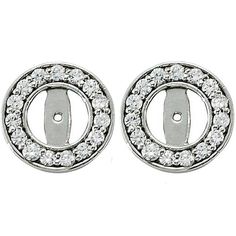 Enhance your diamond or gemstone earrings with these 14k white gold diamond earring enhancers.  All diamonds are set in solid 14k white gold and can fit up to 4mm round stones.  .55Ct total diamond weight. Diamond Earring Jackets, White Gold Diamond Earrings, Diamond Earrings Studs Round, Earring Jackets, Halo Earrings Studs, Diamond Earring, Gold Diamond Earrings, Broken Chain, Pompeii