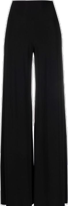 Black Wide Leg Trousers, Norma Kamali, Wide Leg Trousers, Wide Leg, Trousers, High Waisted, Collage, Pins, Black