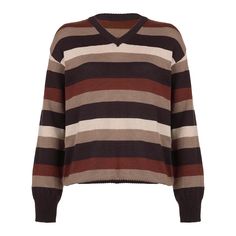 43199827279919|43199827312687|43199827345455 Cheap Vintage Brown Sweater, Retro Brown Knit Sweater, Brown And Gray Striped Sweater, 90s Brown Long Sleeve Sweater, Vintage Brown Striped Sweater, Crop Top Skirt, Brown Sweater, Dress Hats, Winter Sweaters