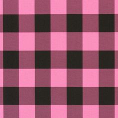 a pink and black checkered fabric