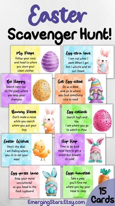 an easter scavenger hunt for kids