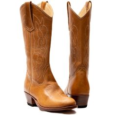 Round Toe Cowgirl Boots | Atitlan Leather