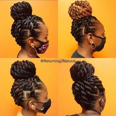 High Bun for Jumbo Twists Twist Braids Updo, Braided Updo For Black Women, Afro Hair Twists, Color Locs, Braid Tutorials, Vacation Hair, Twist Cornrows, Jumbo Twists, Hair Twists