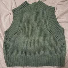 Sage Green Vest From Jessica Simpson. Size = Large. Never Used. Trendy Green Knit Sweater Vest, Green Cozy Knit Tops, Cozy Green Knit Top, Green Cable Knit Tops For Layering, Green Chunky Knit Top For Layering, Fitted Soft Knit Casual Sweater Vest, Casual Fitted Soft Knit Sweater Vest, Green Chunky Knit Top, Trendy Green Chunky Knit Top