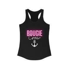 Bougie Crew Racerback Tank Light Fabric