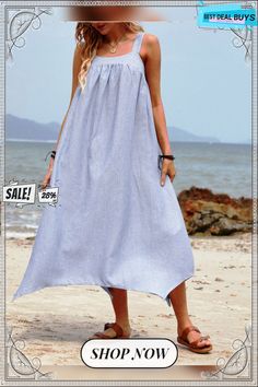 Casual Sprited Spaghetti-strap Holiday Weaving Dress Casual Suspender Dress For Beach, Casual Maxi Suspender Dress For Vacation, Casual Maxi Length Suspender Dress For Vacation, Casual Summer Maxi Suspender Dress, Casual Maxi Suspender Dress For Summer, Midi Suspender Dress For Beach In Spring, Casual Suspender Dress For Vacation, Spring Beach Midi Suspender Dress, Midi Length Suspender Dress For Spring Beach Outing