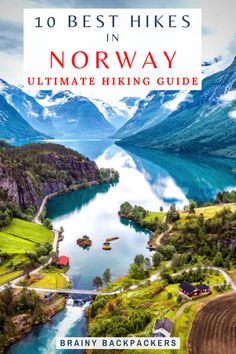 norway with the text 10 best hikes in norway ultimate hiking guide on it's cover