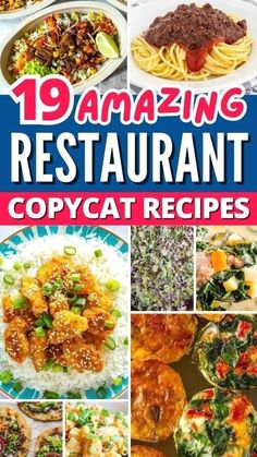 19 amazing restaurant copycat recipes