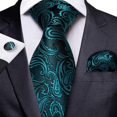 If you're looking for a unique way to add some color and pattern to your outfit, look no further than this beautiful tie from Sophgent. 100% Silk Handmade Standard Packaging Includes: Tie, Pocket Square and Cufflinks Gift Box Includes: Tie, Pocket Square, Cufflinks, Tie Bar In a Cool Box, Ready To Gift Length: 59" Width: 3.34" Warm iron if needed We offer: | FREE RETURNS | 1-YEAR LIMITED WARRANTY | 30-DAY MONEY-BACK GUARANTEE | 100% SECURE CHECKOUT Elegant Suit And Tie Accessories With Gift Box, Cufflinks For Father's Day Gift, Elegant Suit And Tie Accessories Gift Box, Green Elegant Suit And Tie Accessories For Gift, Elegant Green Suit And Tie Accessories For Gift, Elegant Cufflinks With Gift Box, Elegant Formal Cufflinks With Gift Box, Elegant Formal Cufflinks, Make A Tie