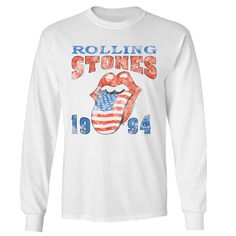 Big fans of the 60s rock band The Rolling Stones will love this 94 Bootleg long sleeve tee. Big fans of the 60s rock band The Rolling Stones will love this 94 Bootleg long sleeve tee.  Crewneck Long sleevesFABRIC & CARE Cotton Machine wash Imported Size: XXL. Color: White. Gender: male. Age Group: adult. Pattern: Graphic. Material: Cotton Blend. 60s Rock, Graphic Material, The 60s, Pattern Graphic, Rock Band, Rolling Stones, Long Sleeve Tee, Rock Bands, Fabric Care