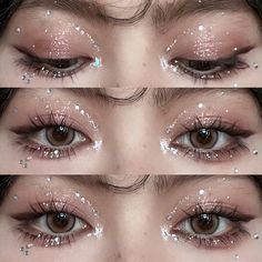 Seventeen Makeup Ideas, Aespa Makeup, Mekap Mata, Rave Makeup