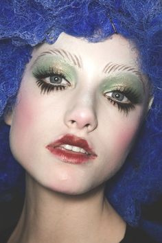 Drag Make-up, Avant Garde Makeup, Runway Makeup, Pat Mcgrath, Foto Art, Fantasy Makeup, Editorial Makeup, Costume Makeup, John Galliano