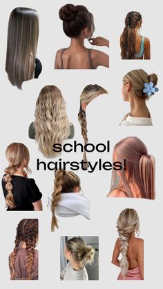 #beauty #hairstyles #school #fyp Hairstyles School, Girly Hairstyles, Basketball Hairstyles, Beauty Hairstyles