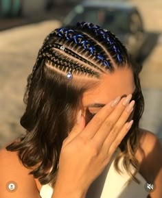 Mexican Braids Short Hair, Summer Braids For White Women, Hiphop Hairstyles Dance, Braids For Straight Hair, Ethiopian Hair, Easy Toddler Hairstyles, Competition Hair, Mixed Curly Hair, Hair Inspiration Long