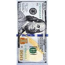 a one hundred dollar bill on a white background