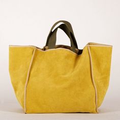 Color: Yellow Everyday Bags With Rolled Handles And Pouch Shape, Everyday Pouch Bag With Rolled Handles, Shopping Shoulder Bag With Rolled Handles, Everyday Pouch Shoulder Bag With Rolled Handles, Shopping Bag With Rolled Handles Pouch, Pouch Bag With Rolled Handles For Shopping, Shopping Bag With Rolled Handles And Pouch Shape, Rectangular Shopping Bag With Rolled Handles, Rectangular Bucket Bag With Rolled Handles For Daily Use