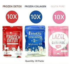 (eBay) Find many great new & used options and get the best deals for Lot 30X New Set Frozen Collagen Detox Lazel Gluta Pure Authentic Natural Herbal at the best online prices at eBay! Free shipping for many products! Frozen Collagen, Vitamin Supplements, Retail Packaging, New Set, Body Skin, Vitamins And Minerals, Body Skin Care, Active Ingredient, Dietary Supplements