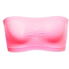 Brand New In Package Coobie Bandeau Bra Style 9002, One Size Fits 28a To 36dd. Band Measures 11 1/2" Across, Unstretched. Can Stretch Up To About 15" All Measurements Are Approximate Soft With Stretch Removable Pads, Will Accommodate Prosthetic Forms Pull On Style, No Hooks Bandeau Bra, No Straps Soft Band, Appropriate For Chemotherapy, Post Mastectomy, Or Reconstructive Surgery. Comfortable Enough To Sleep In, Go To The Gym, Or For Daily Wear. Tagless, Seamless, Non Scratchy Band! Shop With Con Pink Stretch Seamless Tube Top, Pink Seamless Strapless Tube Top, Pink Seamless Tube Top, Pink Strapless Top With Built-in Bra, Strapless Pink Top With Built-in Bra, Pink Fitted Strapless Bra, Pink Seamless Bandeau Tops, Pink Strapless Bra, Surgery Bra