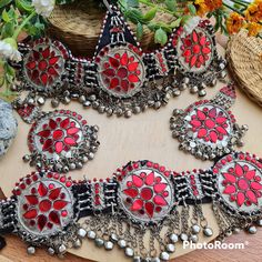 Afghan Jewellery Authentic Traditional Handmade Jewellery . This Set includes Traditional Afghani Handmade Mathapati(head piece), choker and Earrings. Get in contact with us if there is any queries regarding the item. Check out my page for other items. Help my small business and promote Afghan culture by placing an order with us. We have different kinds and types of Afghan Vintage Jewelleries. Your feedback is much appreciated. Please let us know the item arrived safely! Handmade Traditional Festival Sets, Traditional Red Choker For Festival, Traditional Handmade Festival Sets, Handmade Bohemian Festival Sets, Traditional Mirror Work Choker For Party, Handmade Bohemian Festive Sets, Handmade Bohemian Sets For Festivals, Handmade Bohemian Sets For Gifts, Handmade Bohemian Sets For Festive Occasions