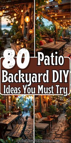 patio backyard diy ideas you must try