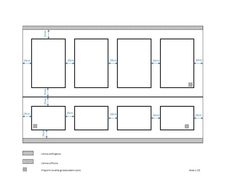 a diagram showing the size and layout of a wall