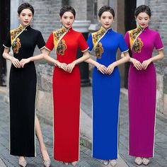 Top Seller for Women Evening Party Qipao Dress Chinese Mum Long Cheongsam Stage Catwalk Frocks, Fashion Women's Dresses Chinese Cheongsam, Qipao Dress, Top Seller, Cheongsam, Evening Party, Women's Fashion Dresses, Women's Dresses, Fashion Dresses, Dress Outfits