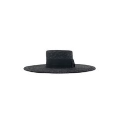 The emblematic Pra Pra or Cordovez hat has been around for centuries. Also famously known as the Boater Hat this Masterpiece was classically used with shorter brims, we have updated with an extra large brim and black color for a modern style. --- El emblemático sombrero Pra Pra o Cordovez existe desde hace siglos. También conocido como el sombrero de navegante, esta obra maestra era un sombrero de un ala mas corta, la hemos actualizado con una ala grande y color negro para los estilos modernos. Formal Wide Brim Sun Hat In Toquilla Straw, Formal Toquilla Straw Sun Hat With Wide Brim, Elegant Flat Brim Toquilla Straw Hat, Black Straw Hat With Curved Brim, Black Panama Hat With Curved Brim, Elegant Adjustable Toquilla Straw Hat, Elegant Toquilla Straw Hat With Curved Brim, Black Brimmed Toquilla Straw Hat, Black Curved Brim Boater Hat For Church