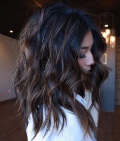 Dark Summer Hair, Balayage Hair Ideas, Balayage Long Hair, Blond Balayage, Balayage Hair Dark, Color Season, Long Dark Hair