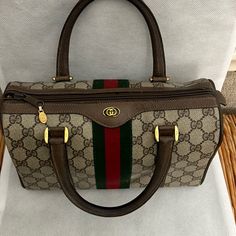 Truly A Vintage!! Over 50 Yrs Old And Is In Mint Condition! Hardly Ever Used.. Gucci Handbags, Mint Condition, Gucci Bag, Vintage Gucci, Bag Lady, Gucci, Handbags, Color