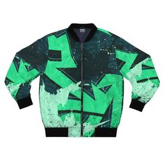 Men's Bomber Cyberpunk Jacket Zip up Jacket Futuristic - Etsy Romania Cyberpunk Fitted Outerwear For Streetwear, Urban Green Outerwear With Graphic Print, Green Urban Outerwear With Graphic Print, Urban Green Graphic Print Outerwear, Rave Style Black Winter Outerwear, Black Rave Outerwear For Winter, Green Techwear Outerwear For Streetwear, Fitted Techwear Track Jacket For Streetwear, Fitted Graffiti Print Outerwear For Streetwear