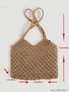 BagForLove - Stylish Straw Woven Beach Tote: Summer Fashion Essential Product Description Color Beige Strap Type Double Handle Pattern Type Plain Bag Size Small Type Shoulder Tote Bag Style Fashionable Features High-capacity Closure Type No-closure Magnetic No Material Paper Care Instructions Do not wash Size Chart INCH CM Bag Length Bag Width Bag Height Handle Height 13.4 inch 1.6 inch 11.8 inch 10.6 inch Bag Length Bag Width Bag Height Handle Height 34 cm 4 cm 30 cm 27 cm Details Pictures Simi Summer Style Sand-colored Shoulder Bag, Sand-colored Straw Bag For Summer Beach, Casual Woven Crochet Bag For Vacation, Casual Summer Shoulder Bag, Summer Woven Sand-colored Shoulder Bag, Casual Brown Straw Beach Bag, Casual Brown Straw Bag For Beach, Casual Brown Straw Bag For The Beach, Casual Beige Crochet Bag For Summer