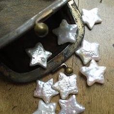 several white stars are scattered on the floor