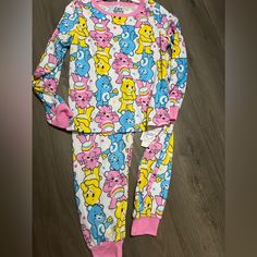 Care Bear Pajamas Nwt Size 10. Fleece Material, Very Soft And Cozy. Multicolor Cartoon Print Sleepwear For Pajama Party, Multicolor Cartoon Print Loungewear Sets, Fun Cartoon Print Sleepwear For Sleepover, Fun Cartoon Print Sleepwear For Bedtime, Playful Sets With Cartoon Print For Sleepovers, Playful Sets With Cartoon Print For Sleepover, Cute Multicolor Sleepwear For Pajama Party, Kawaii Multicolor Sleepwear For Sleepover, Playful Multicolor Sleepwear For Pajama Party