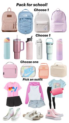 Trip Essentials Packing Lists, Road Trip Kit, School Backpack Essentials, School Giveaways, Everyday Bag Essentials, Barbie Funny, Simple White Dress, Preppy Inspiration, Backpack Essentials