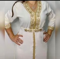 Caftan , Moroccan Hand Beaded Kaftan , Moroccan Abaya , Dubai Gown This item is made to order and can be customised Long Gown Dress, Long Gown, Hand Beading, Dress Clothes For Women, Blue Dresses, Gowns Dresses, Long Sleeve Blouse, Dress Outfits, Long Sleeve Dress