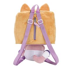 Bring home the fun with the Lanky Box 16” plush backpack This adorable backpack is shaped like Foxy, complete with plush fabric and embroidered details for a cute and cozy look. With adjustable shoulder straps and a back zipper closure, it’s perfect for kids to carry their essentials. The plush material ensures a soft and huggable feel, while the easy wipe clean care routine keeps it looking great. Cute Plush Backpacks, Lankybox Foxy, Kawaii Plush School Backpack, Sanrio Plush Backpack, Pokemon Plush Backpack, Plush Backpack, Embroidered Details, Plush Fabric, Cute Backpacks