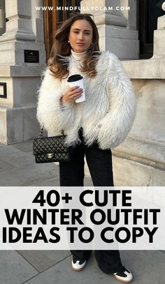 cute winter outfits Cute Cold Weather Outfits, Cute Winter Outfits For Women, Dressy Casual Women, Warm Winter Outfits, Scarf Outfits