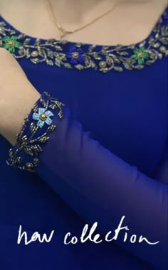 Aari Work Kurta Designs, Anarkali Neck Embroidery Designs, Dress Aari Work Design, Aari Work Anarkali Dress, Aari Work For Chudi Top, Kurti Aari Work Designs, Beads Work On Kurti Neck Simple, New Hand Work Designs Kurti, Set Churidar