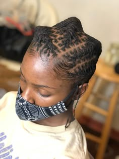 #sisterlocks #locstylesforwomen #locs #blackhairstyles #natural #naturalhaircare #naturalhair #locstyles #locjourney Microlocs Updo Styles, Blackhairstyles Natural, Sister Locks Hairstyles, Sisterlocks Styles Updo, Micro Braids Styles, Dreadlocks Hair Care, Short Dreadlocks Styles, Locs Journey, Track Hairstyles