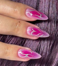 Ballerina Acrylic Nails, Disney Acrylic Nails, Acrylic Nails Coffin Pink, Cat Nails, Sparkle Nails, Bling Acrylic Nails, Nails Desing, Fire Nails