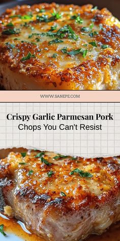 crispy garlic parmesan pork chops you can't resist cover image