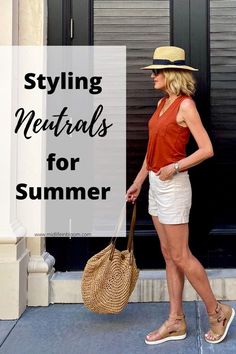 Outfits In Summer, Summer Outfit Ideas For Women, Neutral Summer Outfits, Outfits Women Over 40, Classy Summer Outfits, Summer Neutrals, Neutral Outfits, Casual Summer Outfits For Women, Modest Summer Dresses