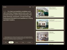 an image of a website page for real estate listing services, which is designed to look like a real estate