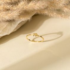 Band Width: 1.10 mm Top Width: 3.69 mm x 5.68 mm Thickness: 1.20 mm Gemstone: AAA Grade White Cubic Zirconia Gold Heart Ring With Single Diamond In 14k Gold, 14k Gold Yellow Gold Solitaire Heart Ring, 14k Gold Heart Ring With Single Diamond For Gift, Single Diamond Ring In Recycled Gold As Gift, Minimalist Gold Heart Diamond Ring, Gold Heart Ring With Single Diamond As Gift, Yellow Gold Birthstone Ring With Single Diamond As Gift, Dainty Yellow Gold Heart Ring With Birthstone, Gold Initial Ring With Prong Setting As Gift