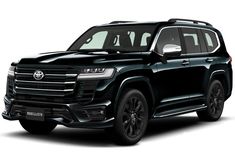 the new toyota land cruiser is shown in this black rendering image from its manufacturer's website